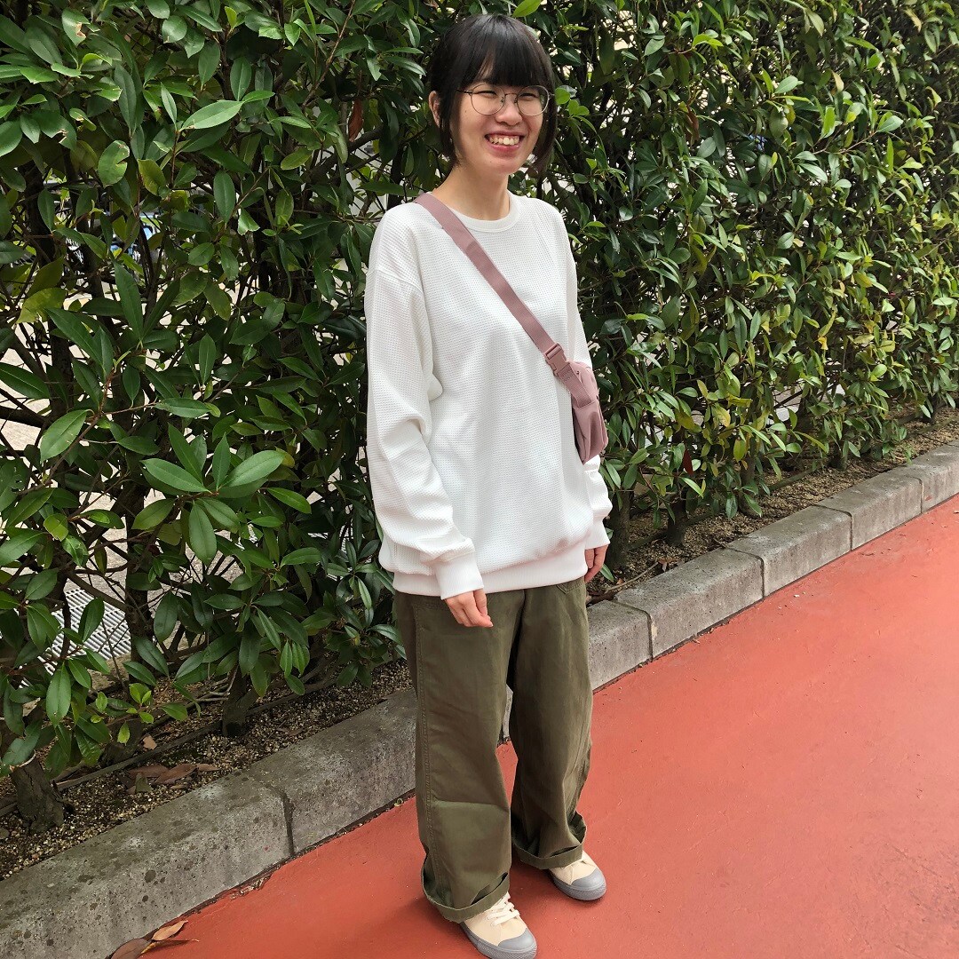 【アル・プラザ 草津】洗いざらしヘリンボーンベイカーパンツ
