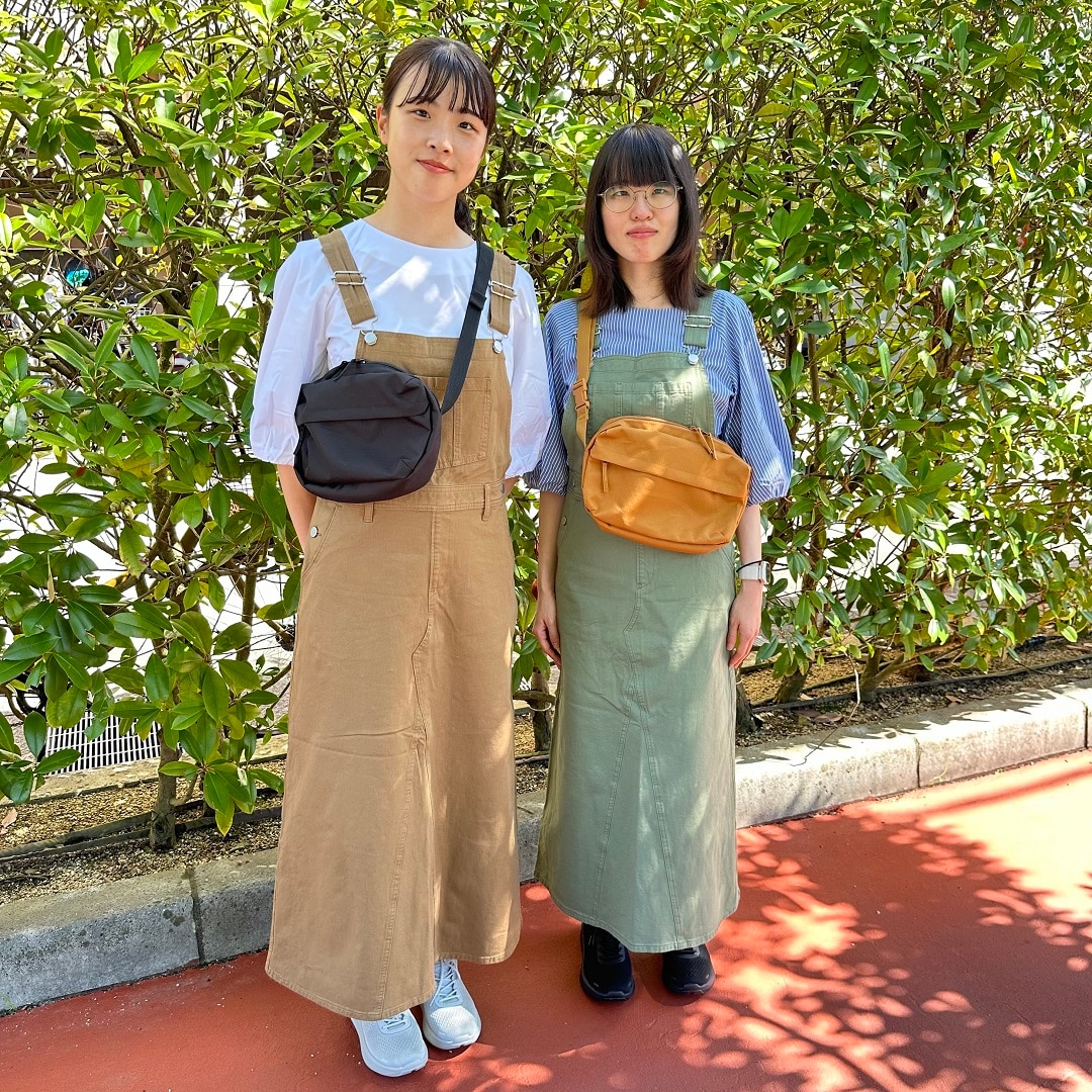 【アル・プラザ 草津】縦横ストレッチチノサロペットスカート