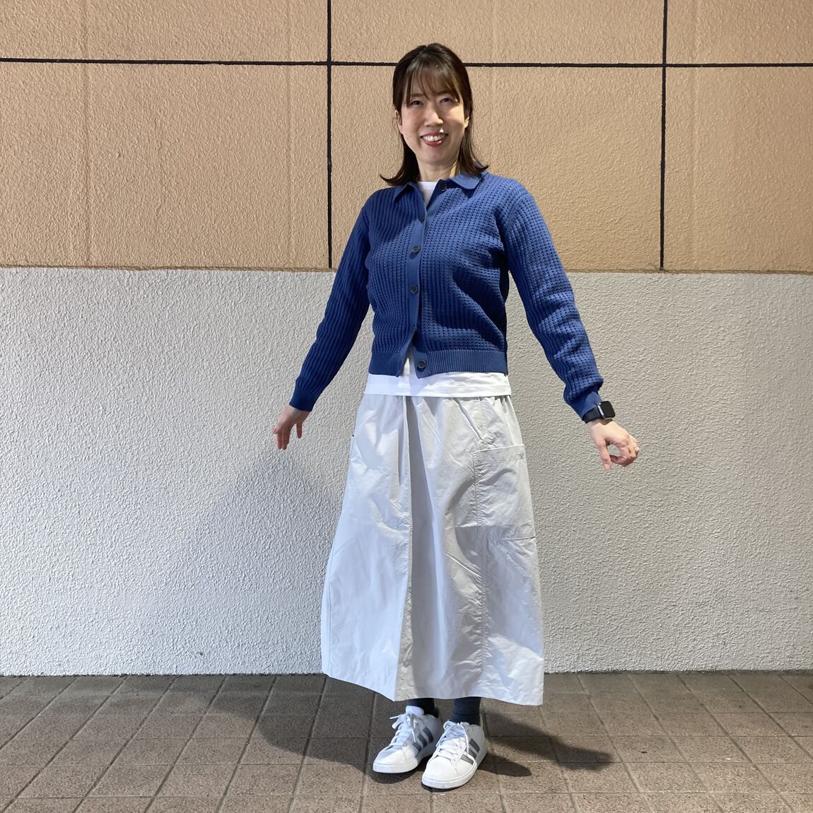 ポロカーディガン