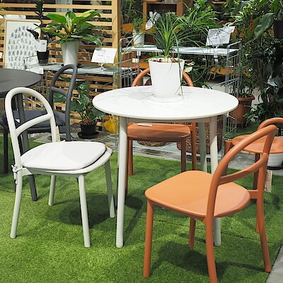 【直江津】軽くて丈夫なアルミ家具｜中でも外でも使えるシリーズ