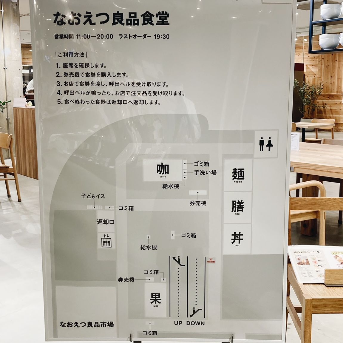 店内ご利用案内