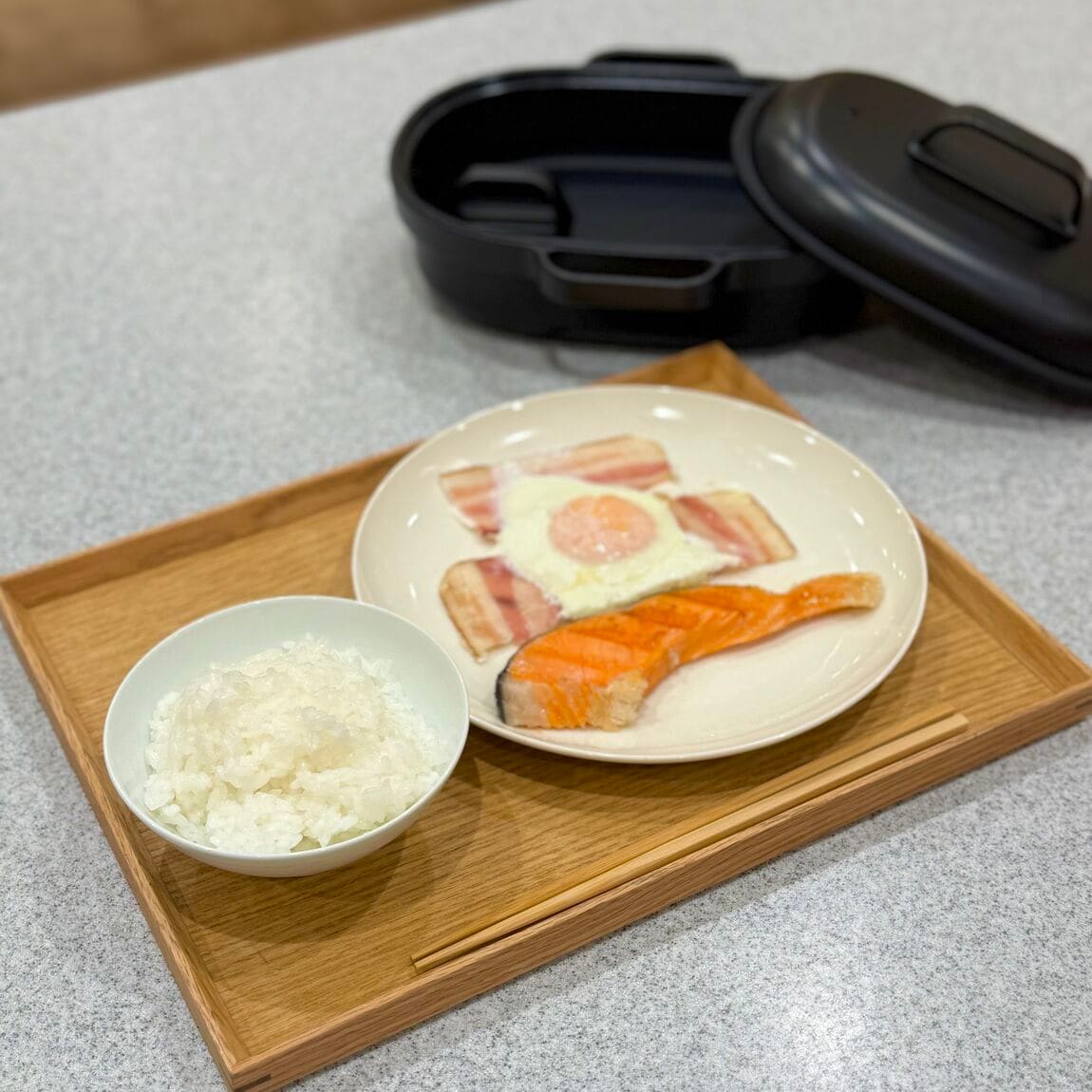 レンジで焼き料理グリルプレート