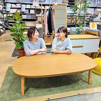 こたつにもなるローテーブル 大 | 無印良品