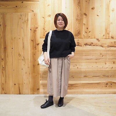 婦人 革の端材を再利用した レースアップシューズ | 無印良品