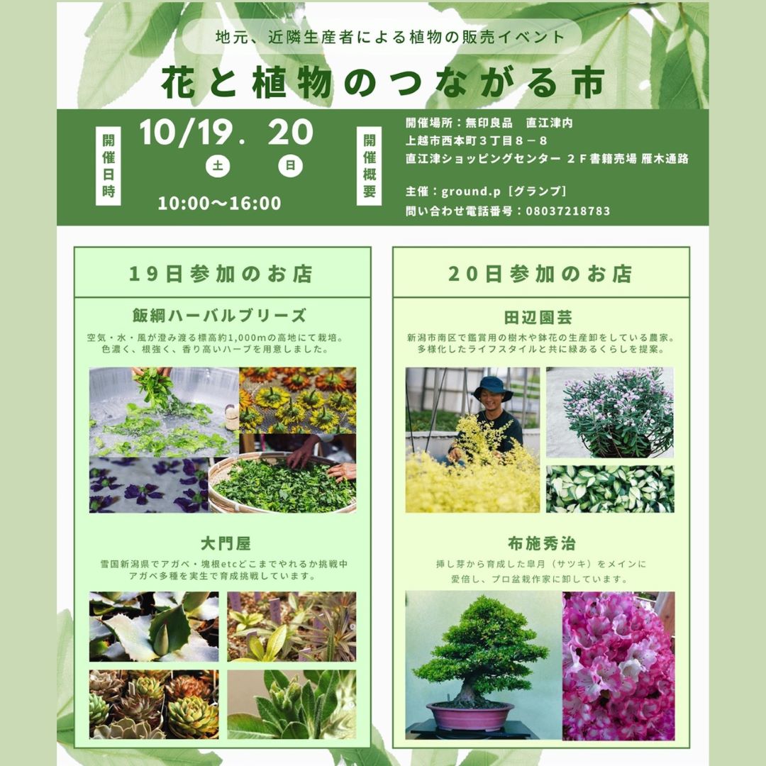 花と植物のつながる市