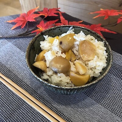 【セブンパーク天美】栗おこわのレシピ提案