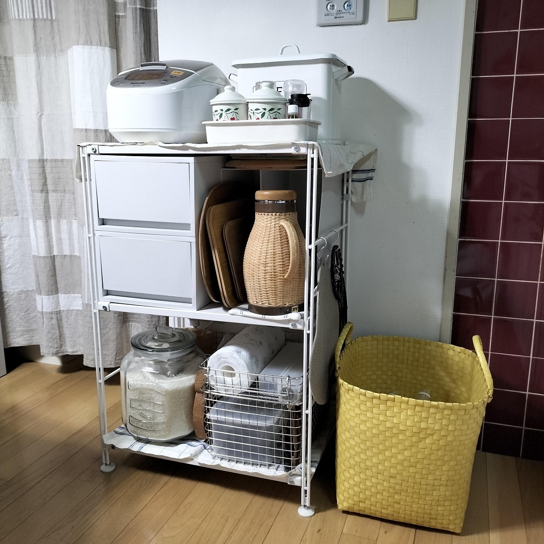 黄色のかご