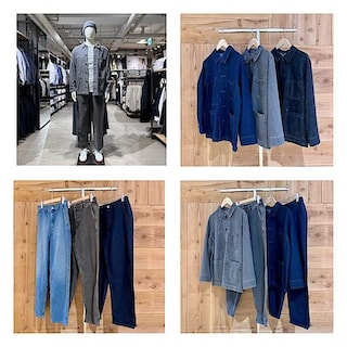 【マルヤガーデンズ鹿児島】カポック混デニムカバーオール＆ワイドパンツ｜新商品