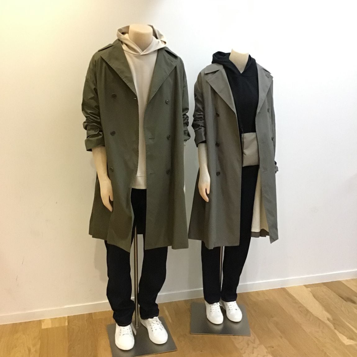 男女兼用冬のカップルコーディネート