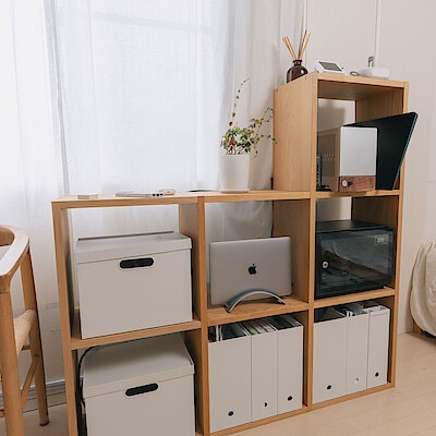 【イオンモール京都桂川】自由な収納　スタッキングシェルフ