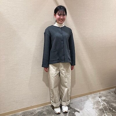 【イオンモール京都桂川】軽くやわらかな肌触りが特長のコットン混キルトカーディガン