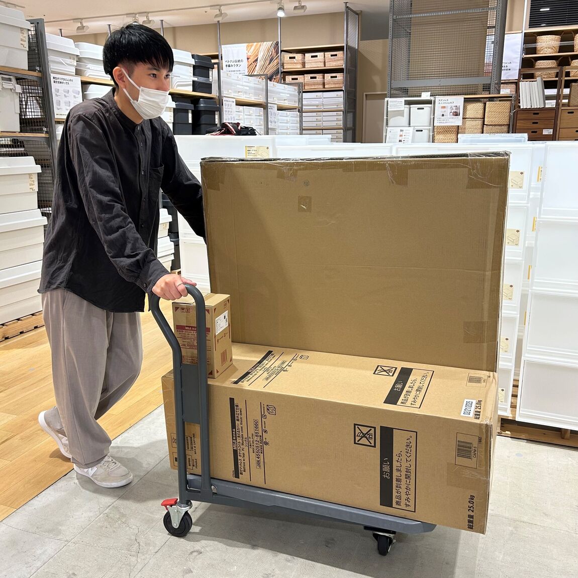 ベッドの写真