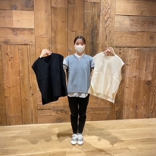 春物ベストのご紹介