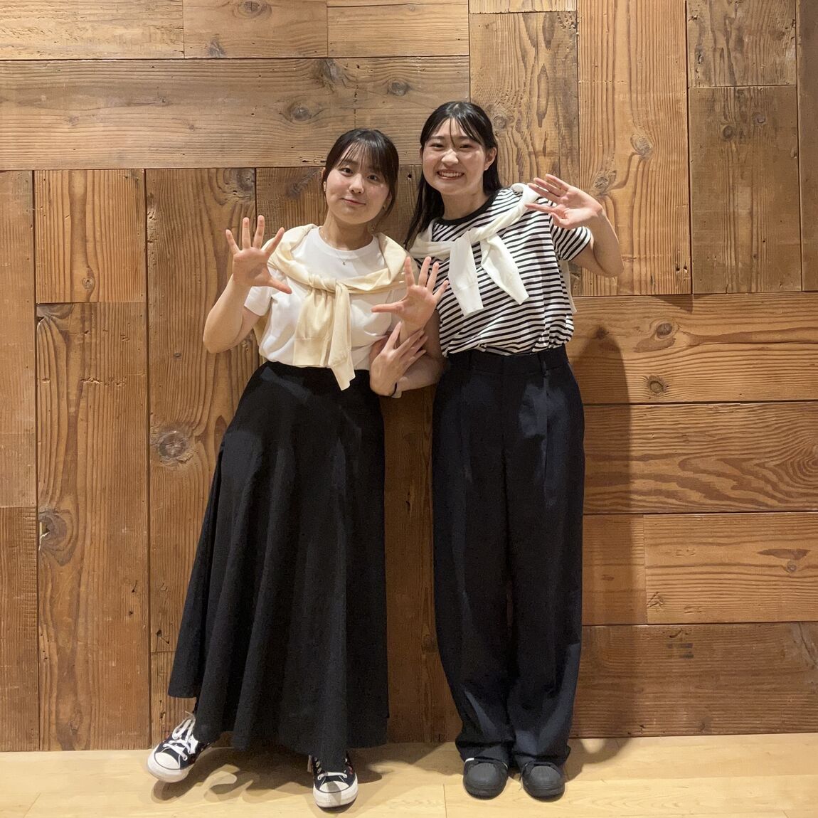 149cm＆155cm　涼しげな夏服コーデ