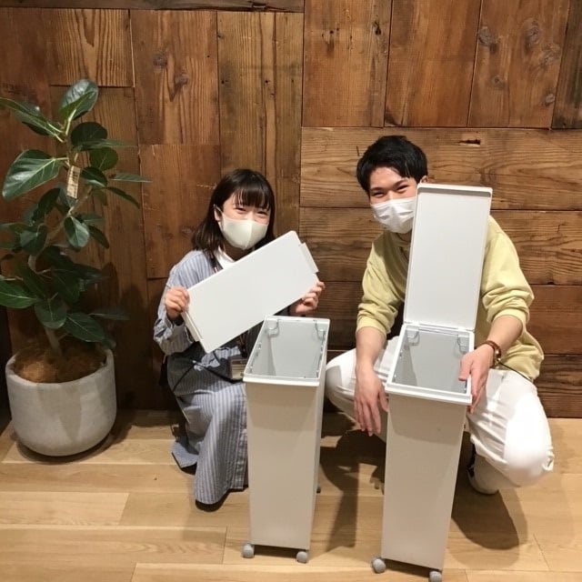 フタが選べるダストボックス