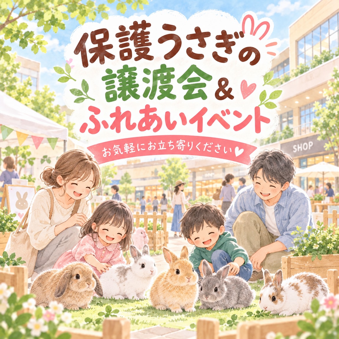 20261107 保護うさぎとの触れ合いイベント・保護うさぎ譲渡会