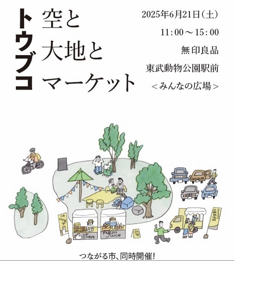 空と大地とマーケット
