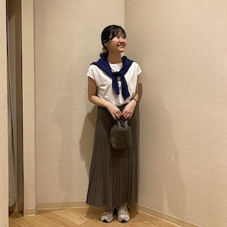 【須磨パティオ】さらりとした着心地が続く「天竺編みフレンチスリーブＴシャツ」