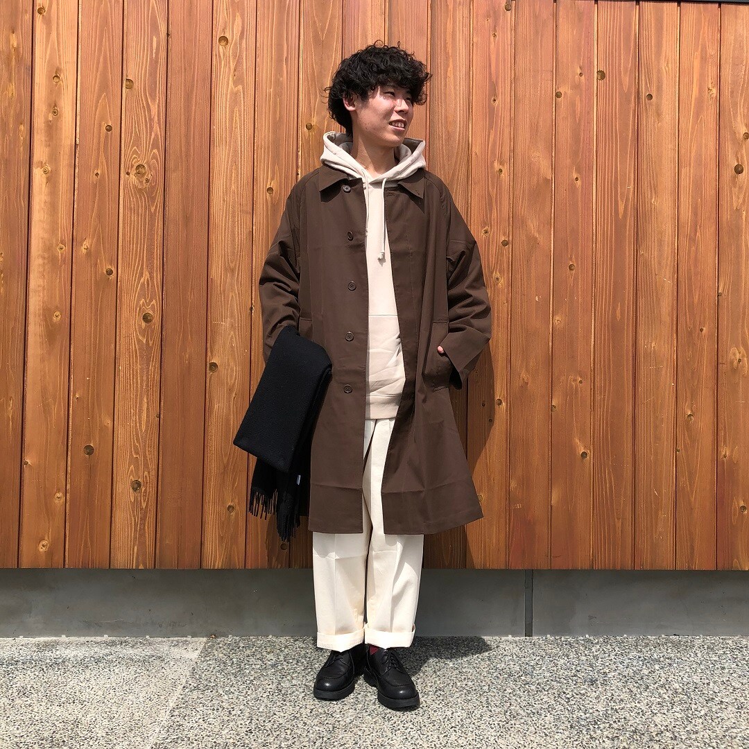 紳士ステンカラーコート①
