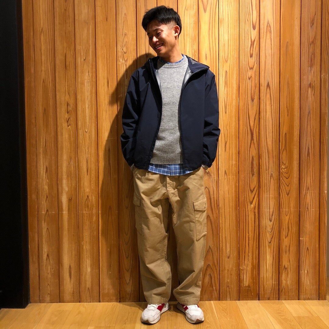紳士撥水フード①