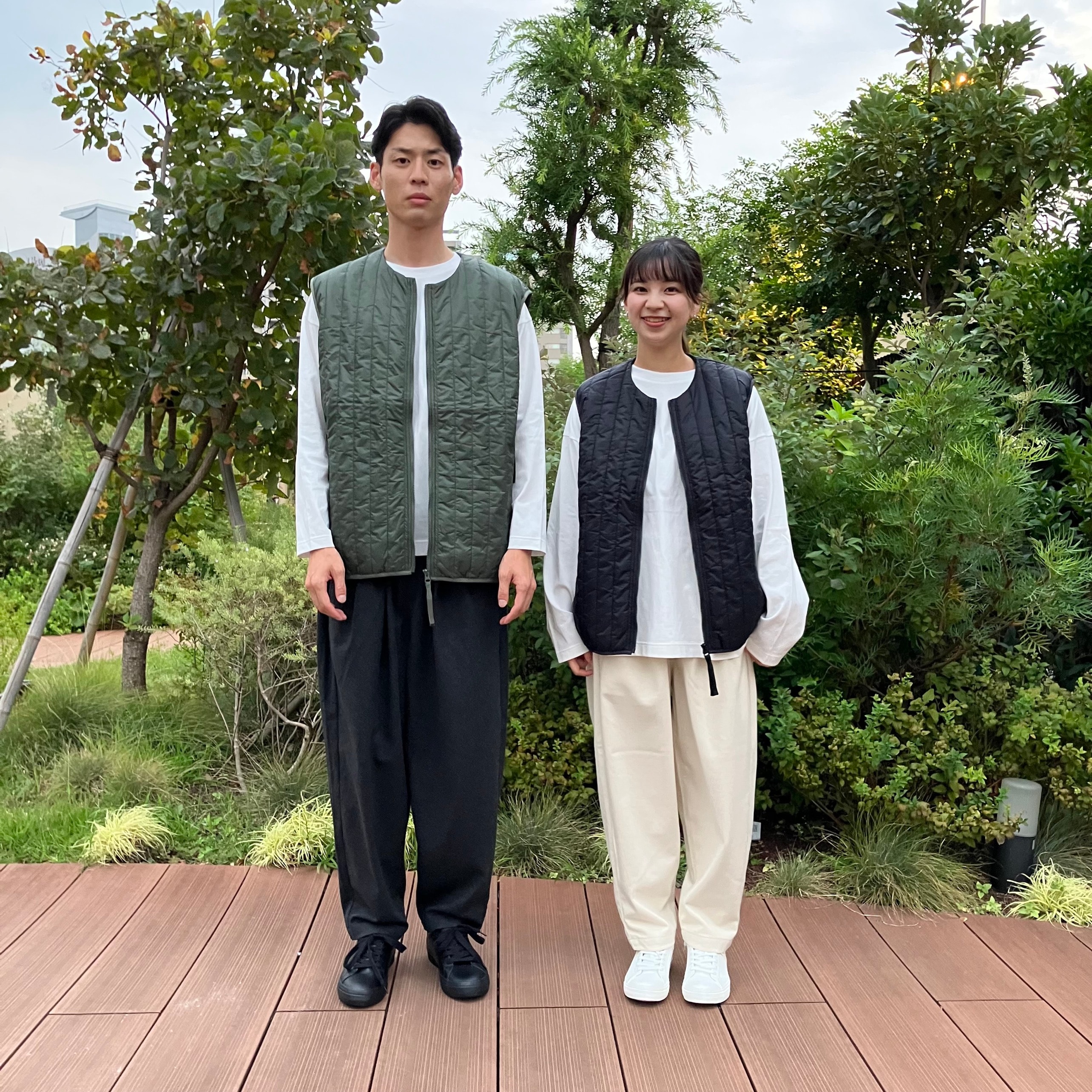 無印良品 ムジラボ muji labo 撥水中わたベスト M MUJI (無印良品) - MUJI labo(ムジラボ) 撥水中わたベスト