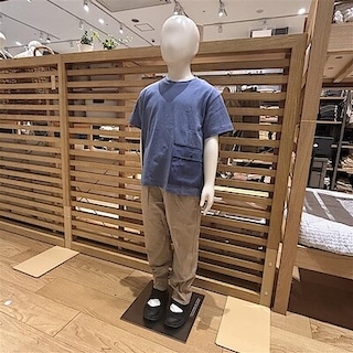 【フジグラン宇部】かわいくて安心♪　キッズ　見守りポケット付き半袖Ｔシャツ