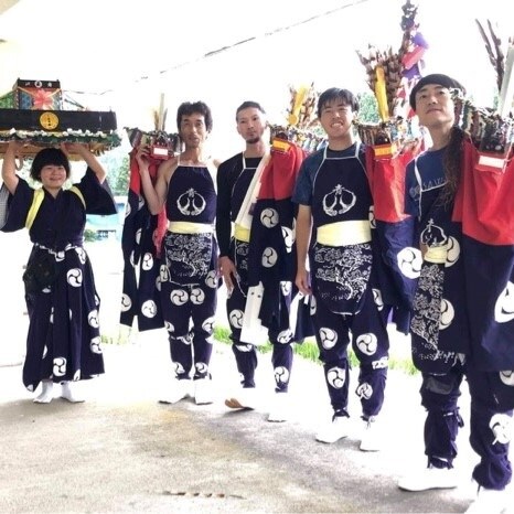 獅子踊り集合写真