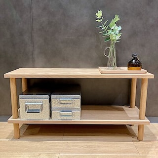 【ノブレスパルク袋井】手軽に組み立てられる木製シェルフ