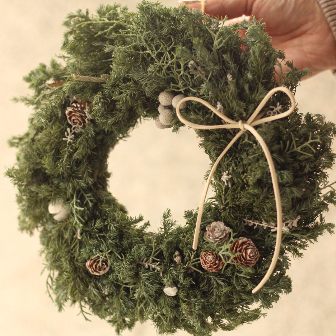 イーアス春日井】Flower Truck Chel 主催「 冬を迎えるリースを作ろう