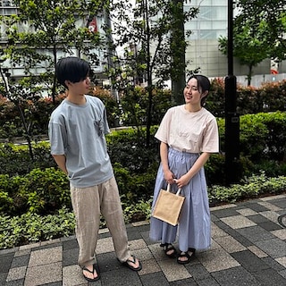 【阪神梅田本店】涼しげに着こなす半袖リンクコーデ