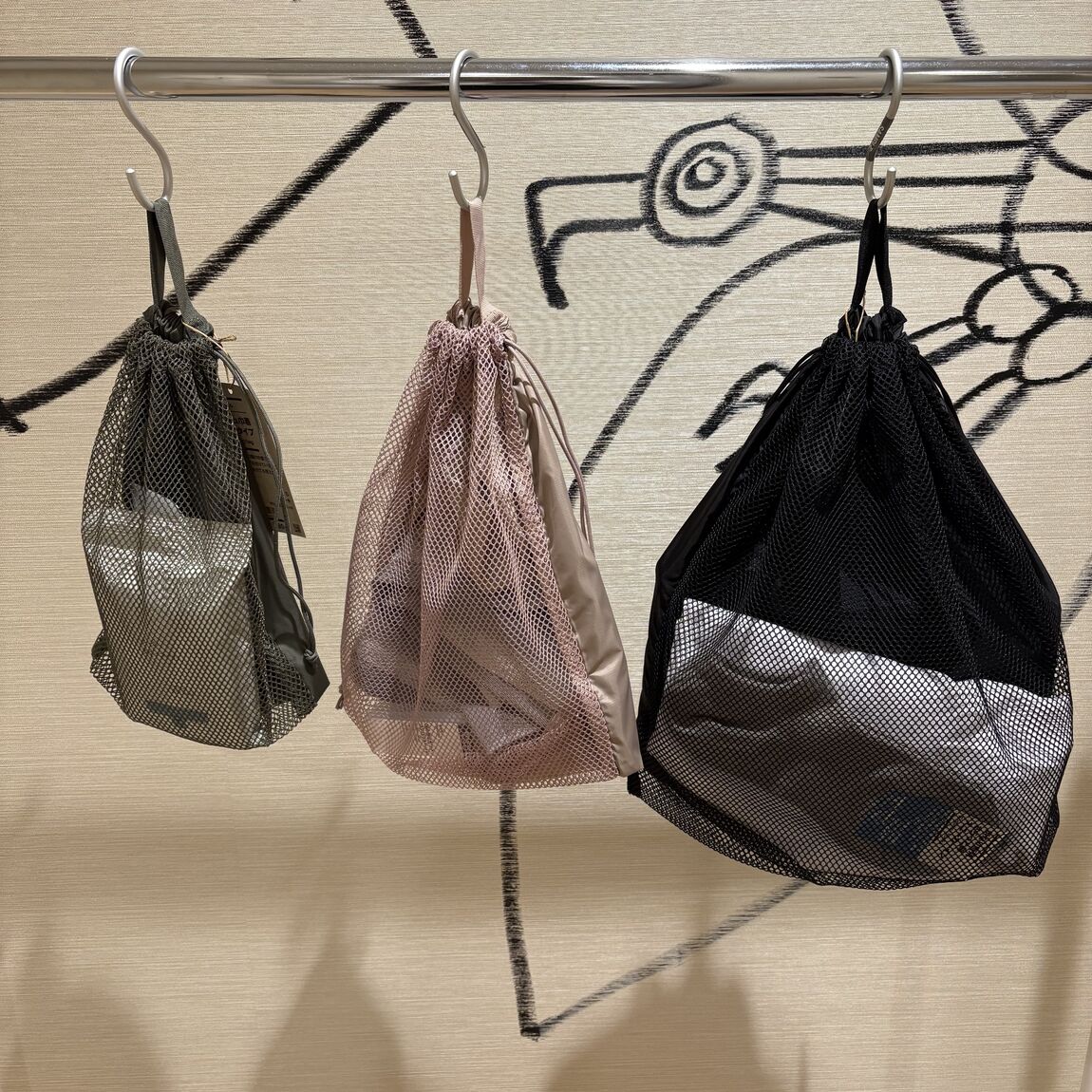 メッシュ巾着