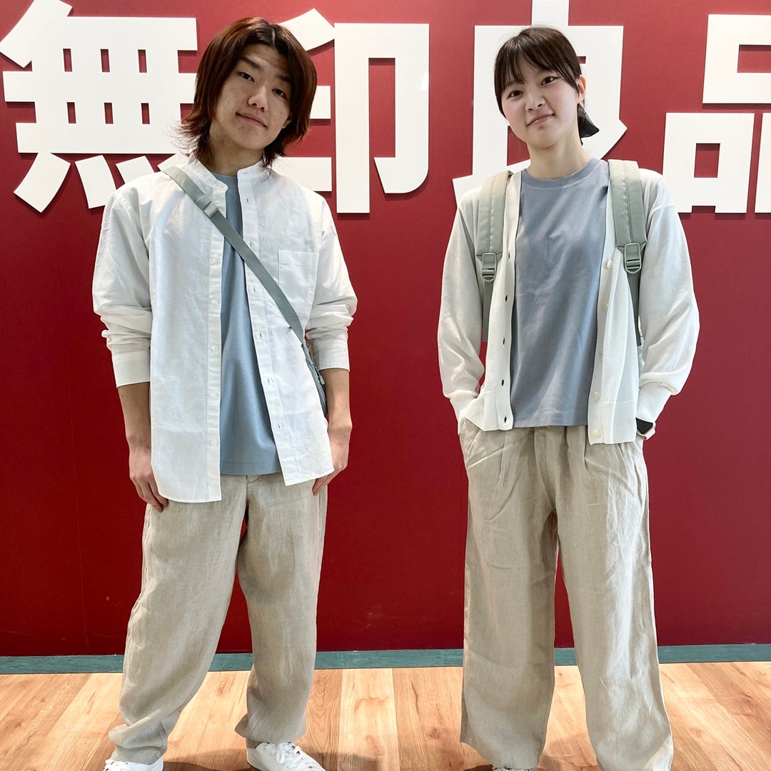 涼感ワイドTシャツおすすめコーディネート