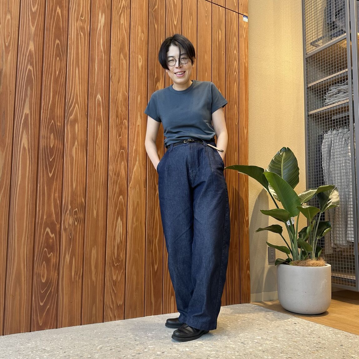 涼感汗じみしにくい半袖シャツ