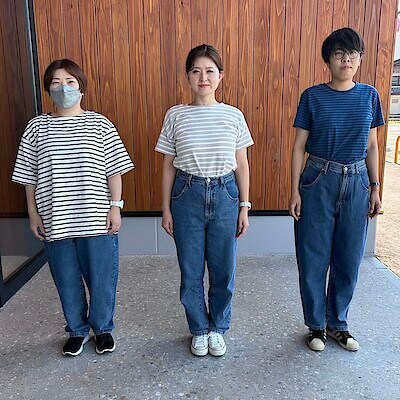 【新庄】バレルパンツを身長別で履いてみました