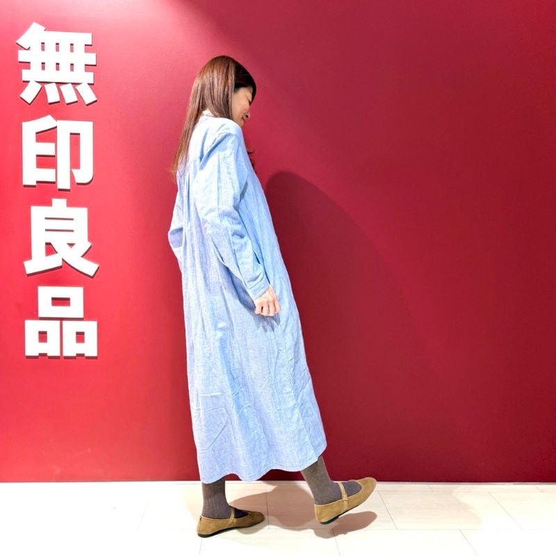 カポック混二重ガーゼワンピース