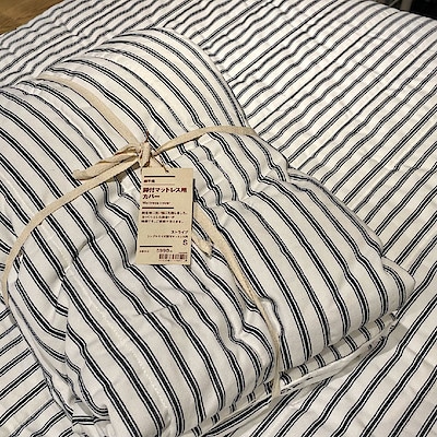 【港南台バーズ】 洗濯できる脚付マットレス用カバー