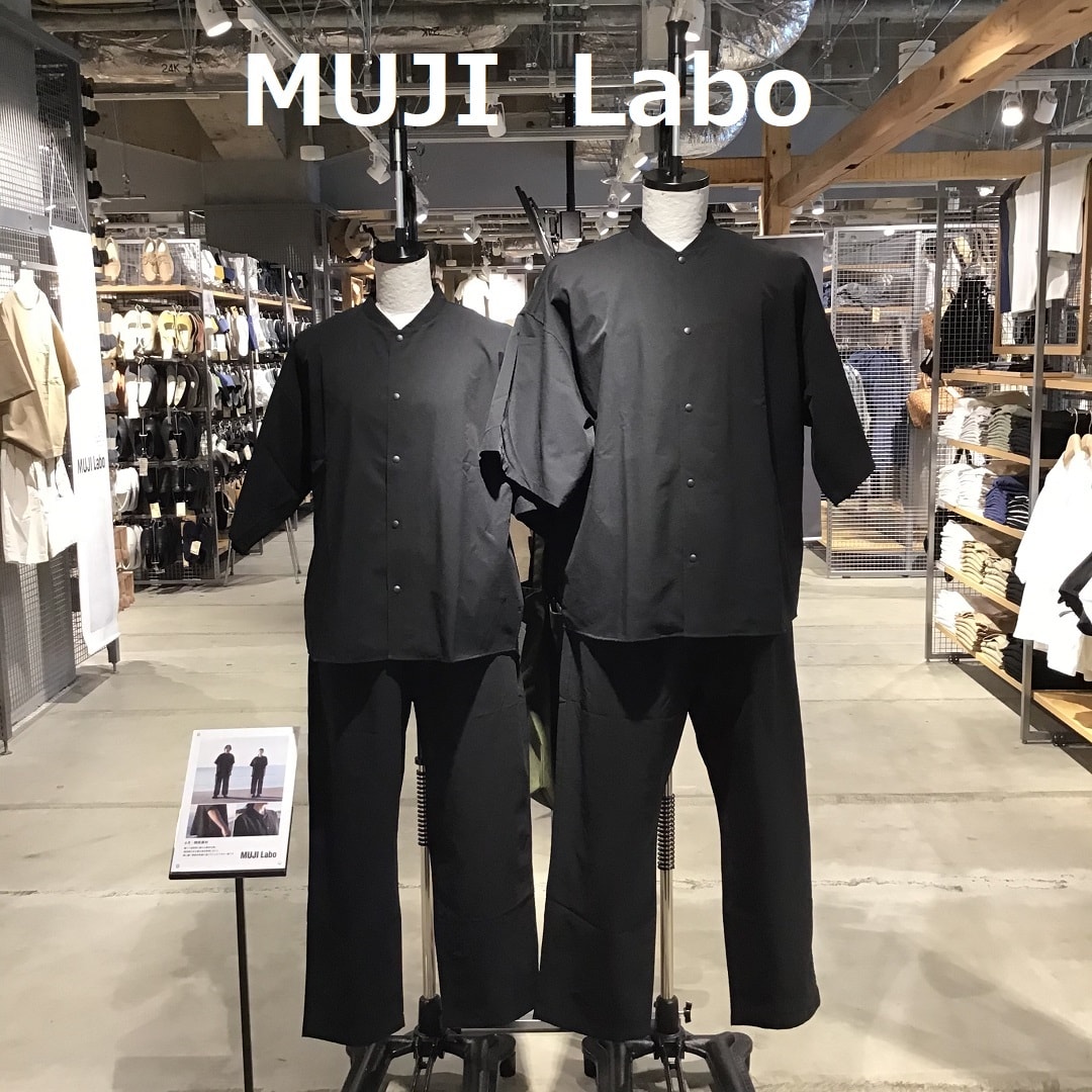 MUJI LABO 風を通すワイドクロップドパンツ(2022春夏モデル)