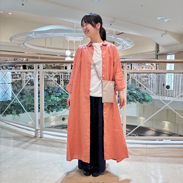 リネンワンピ