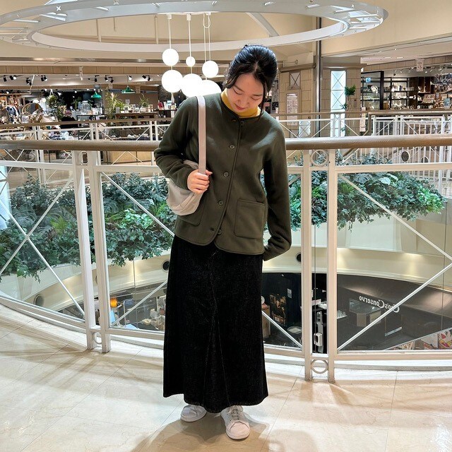 フリースカーディガン