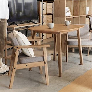 【ツルヤ安曇野穂高】大型家具10%OFF対象商品『高さが変えられる木製テーブル・木製アームチェア』のご紹介