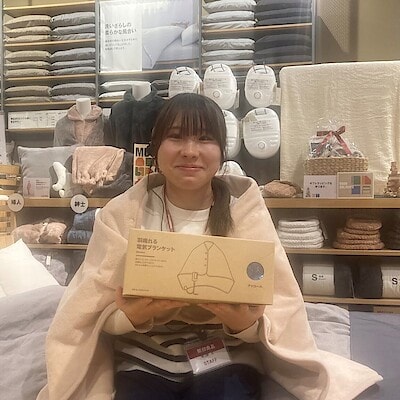 【つくば並木】賢く寒さ対策を｜羽織れる電気ブランケット　11/28