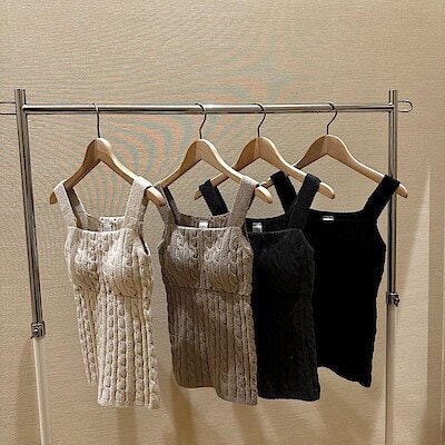【ヨークタウン足利】 もこもこニットブラタンクトップでかわいくあたたかく