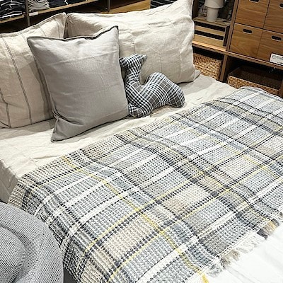 【イオンタウン旭】マドラスチェックシリーズでお部屋をコーディネート