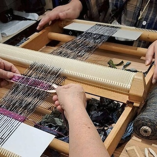 【大丸福岡天神】久留米絣に親しむワークショップ　コースター作り