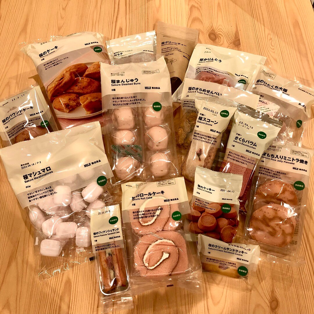 桜菓子全種