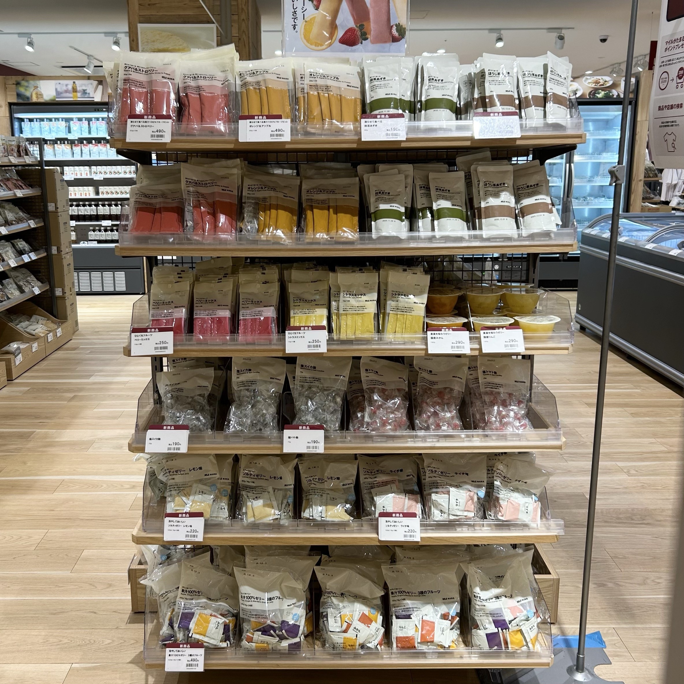 ゼリー各種売場画像