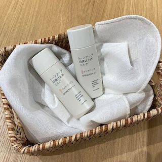 【無印良品５００ 和歌山ミオ】新商品のトーンアップ日焼け止めミルクが入荷しました。