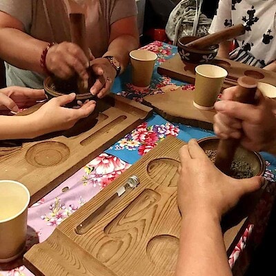 【神戸阪急】イベント予告。9/23(火・祝)-『食べるお茶　客家擂茶(はっかれいちゃ)手作り体験会』