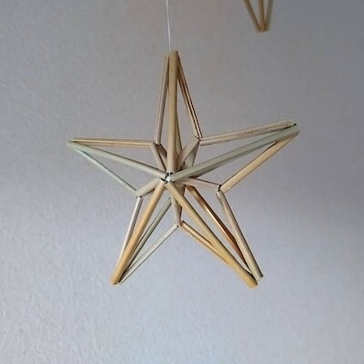 【神戸阪急】イベント予約開始。11/20(木)-『竹枝でつくる星のヒンメリ』-