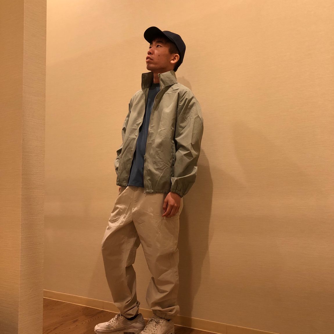 MUJI WALKER男性コーデ